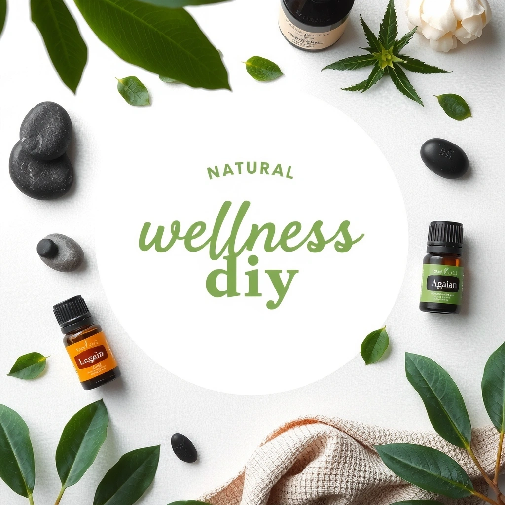 Natural wellness ingredients and spa elements