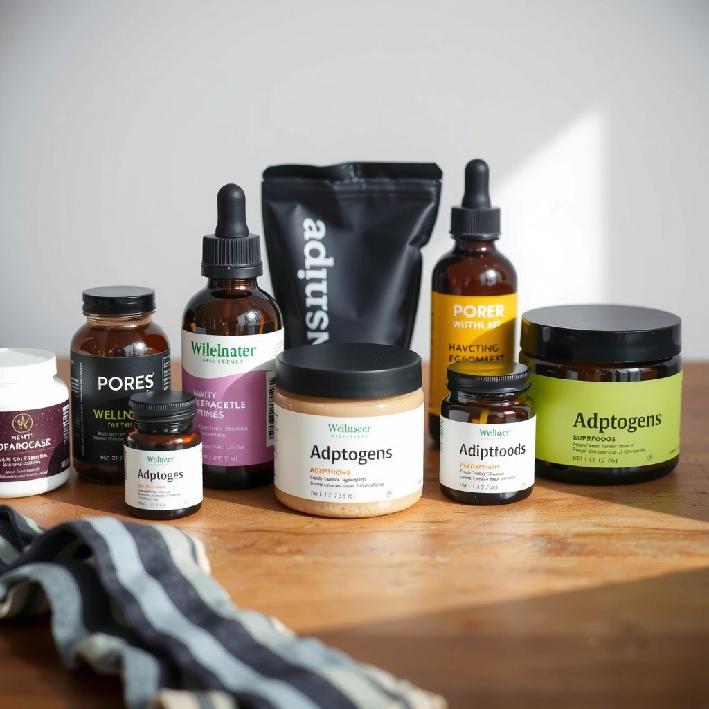 Healthy lifestyle wellness products and supplements